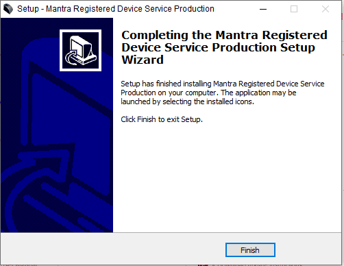 mantra rd device serial number check